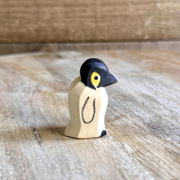 Ostheimer - Penguin Chick Small 22805  Wooden Toy Montessori Waldorf - Picture 2 of 9
